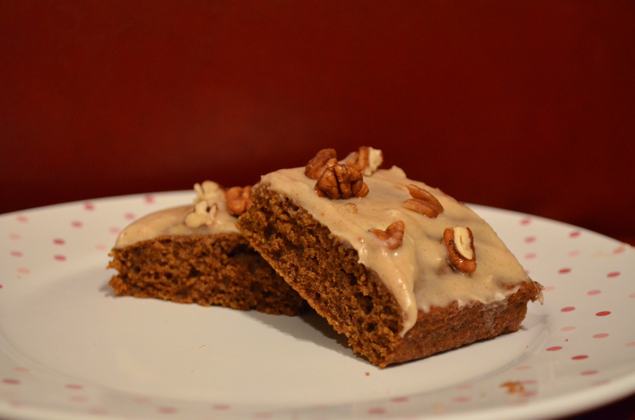 Pumpkin Bars with Maple Cinnamon Cream Cheese Frosting