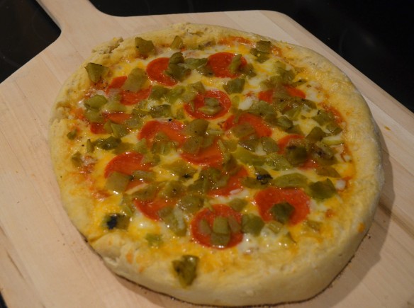 Hatch Chile & Pepperoni Pizza