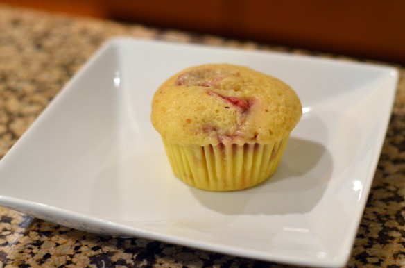 Strawberry Olive Oil Muffins