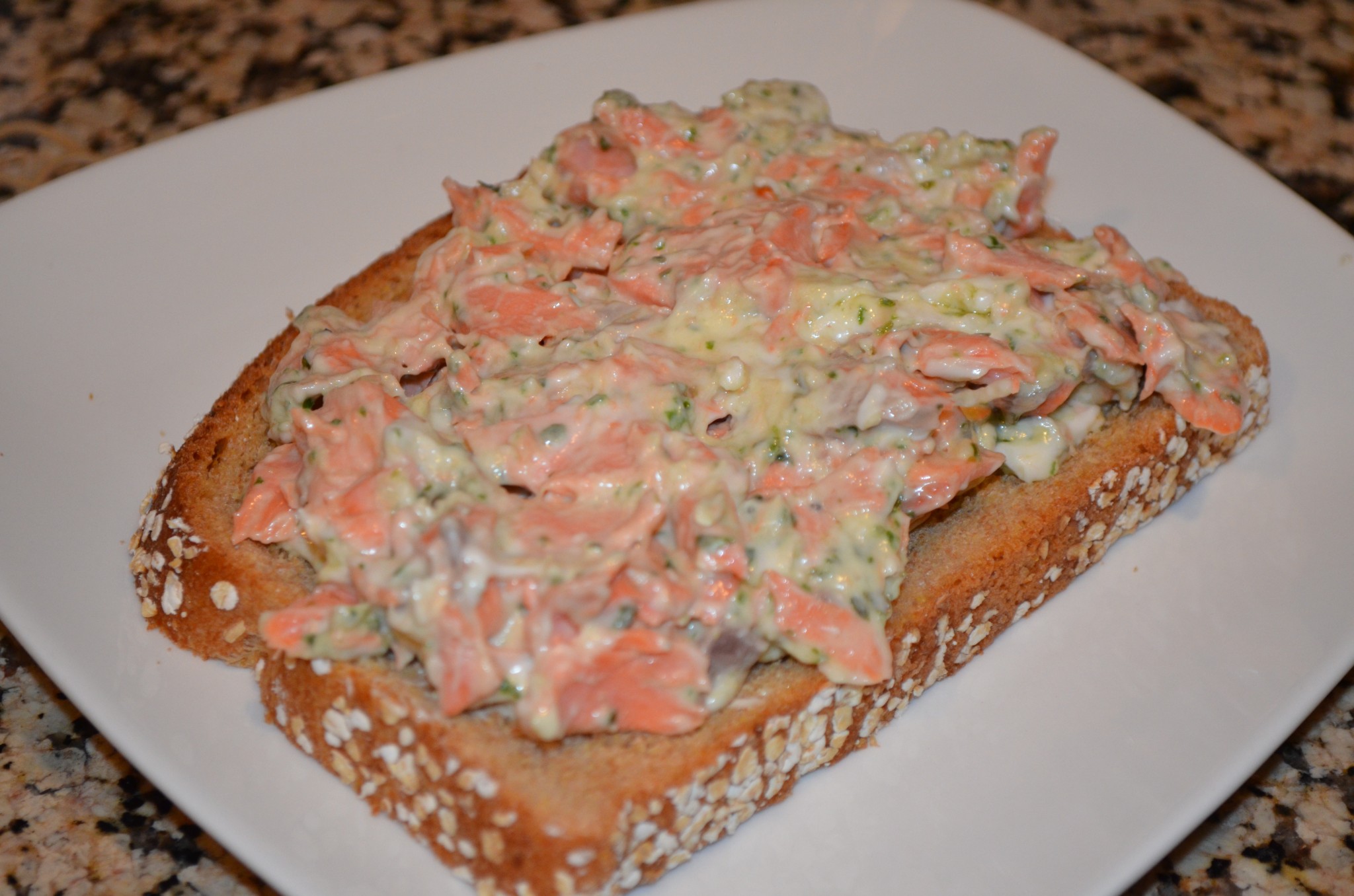 Salmon Salad Sandwiches