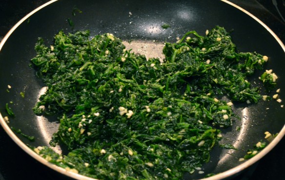 Creamed Spinach Scrambled Eggs