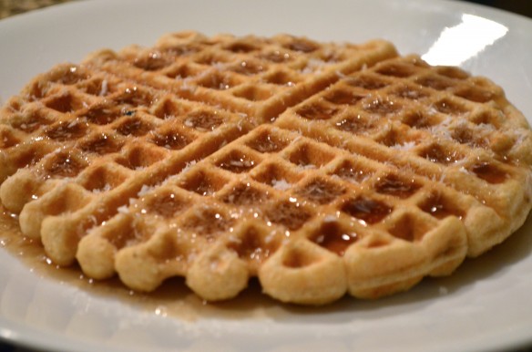 Whole Wheat Coconut Waffles