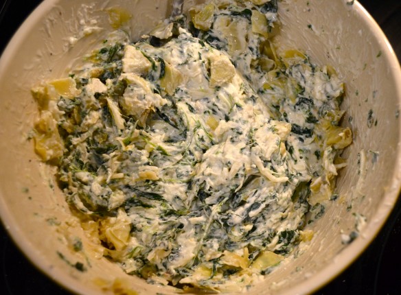 Lower Fat Spinach and Artichoke Dip
