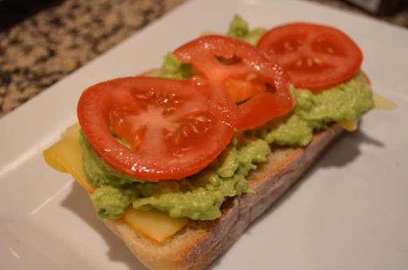 Guacamole Grilled Cheese Sandwich