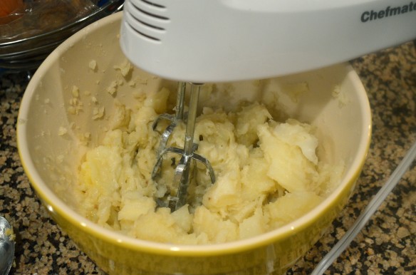 Green Chile Mashed Potatoes