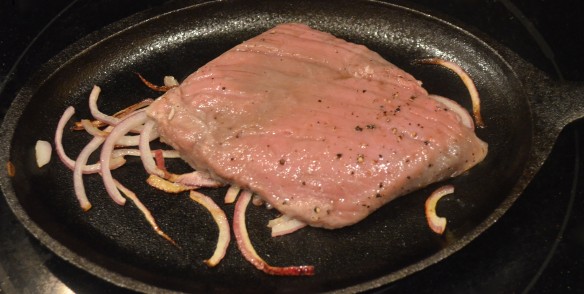 Grapefruit Marinated Beef Fajitas