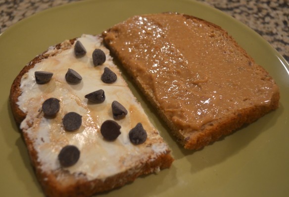 "Chocolate Chip Cookie Dough" Sandwich