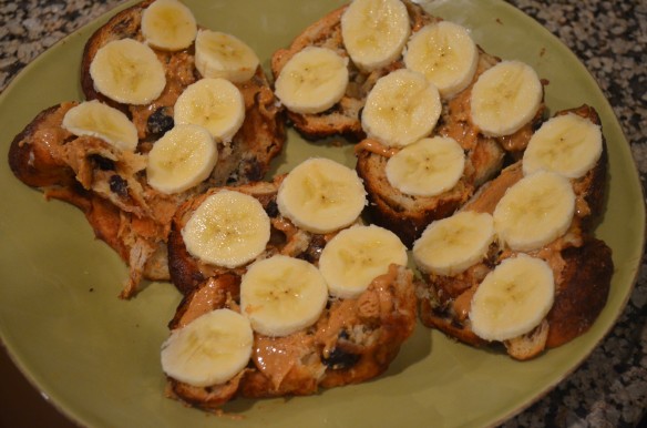 Stuffed Chocolate Elvis French Toast