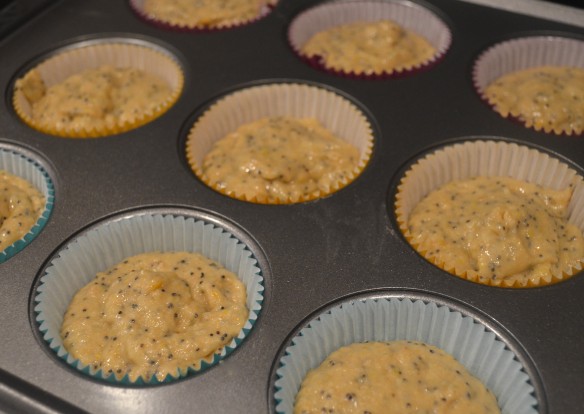 Meyer Lemon Poppyseed Muffins