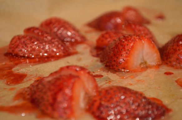 Roasted Strawberry, Chocolate, and Brie Panini