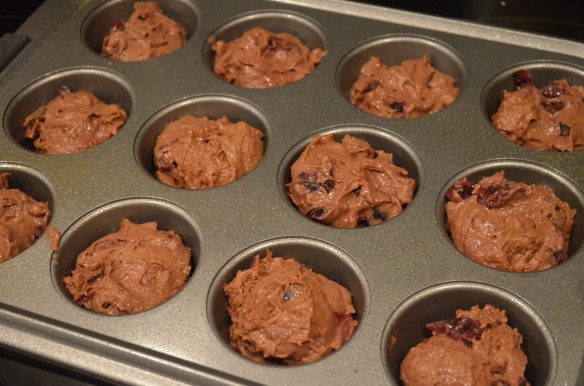 Chocolate Cherry Muffins