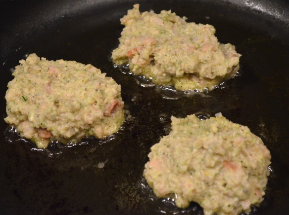 Flank Steak & White Bean-Zucchini Fritters