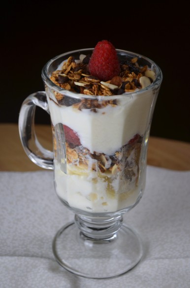 Almond & Coconut Granola + Yogurt Parfaits