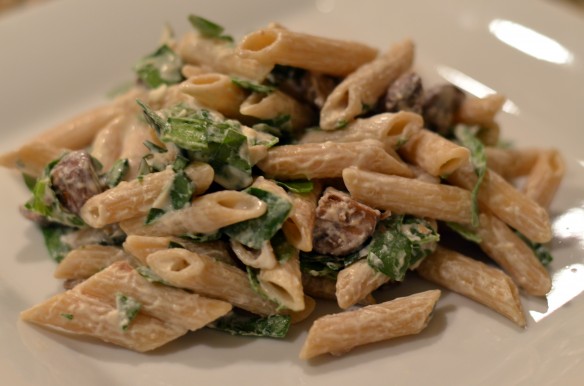 Goat Cheese & Mushroom Penne