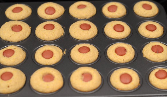 Mini Corn Dog Muffins