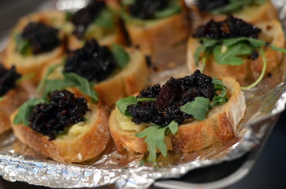 Bacon Jam & Brie Crostini