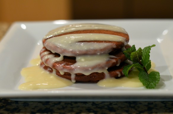 Red Velvet Pancakes