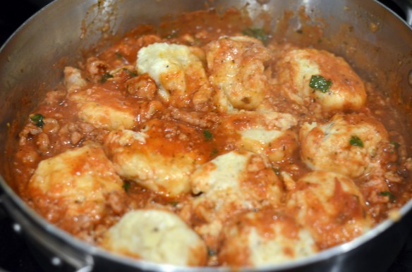 Ricotta Dumplings with Italian Chicken Sausage