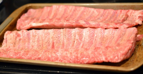 Baby Back Ribs & Hasselback Potatoes