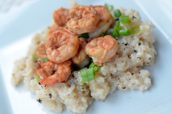 Crockpot Thai Coconut Shrimp Risotto