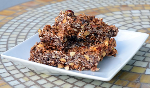 Nutella Coconut Granola Bars