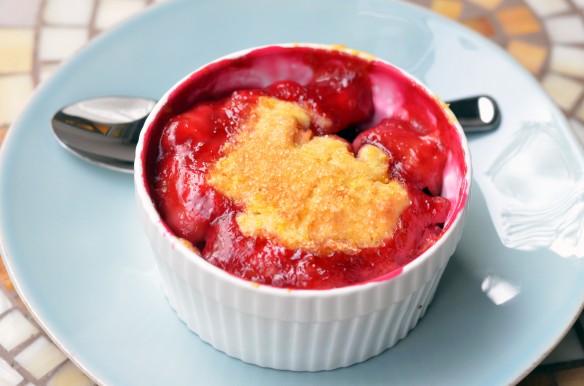 Individual Sangria Cobblers