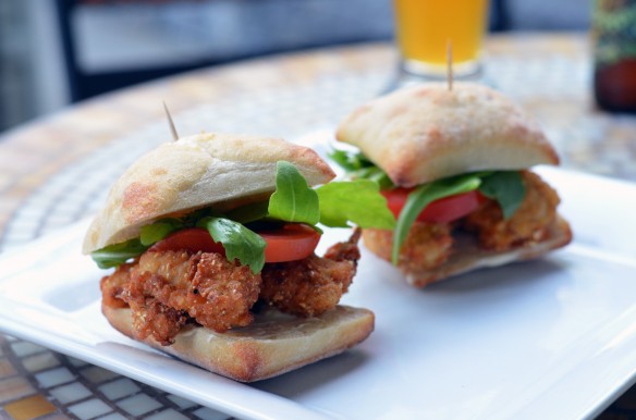 Fried Oyster Sliders