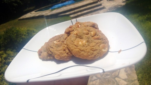 Peanut, Butterscotch & White Chocolate Oatmeal Cookies