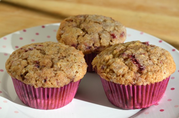 Raspberry & Blackberry Zucchini Muffins