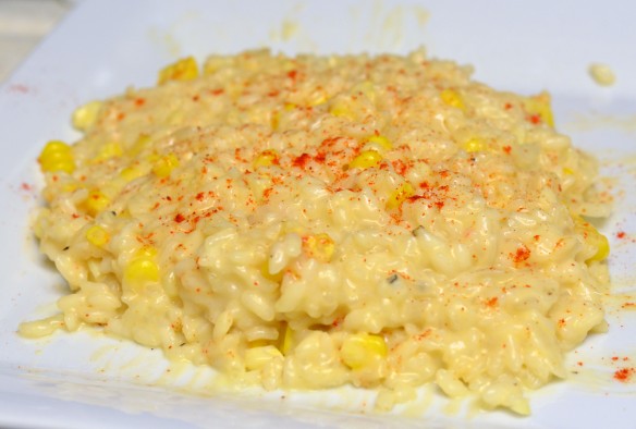 Cheesy Corn & Smoked Paprika Risotto