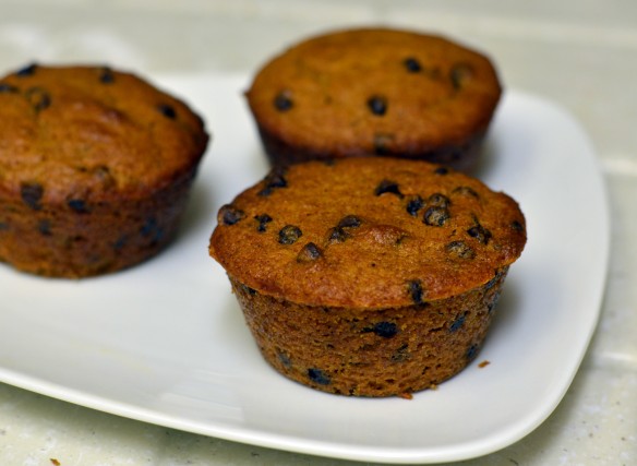 Pumpkin Chocolate Chip Muffins