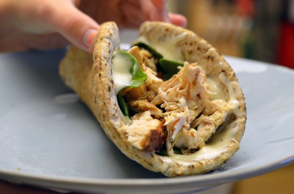 Rosemary Ranch Chicken Pita Sandwiches