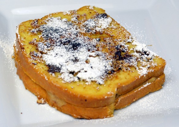 Chocolate Chip Cookie Crusted French Toast