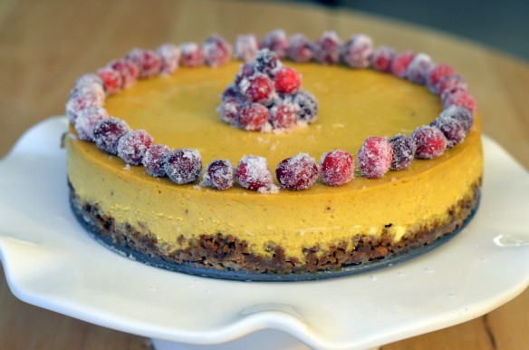 White Chocolate Pumpkin Cheesecake