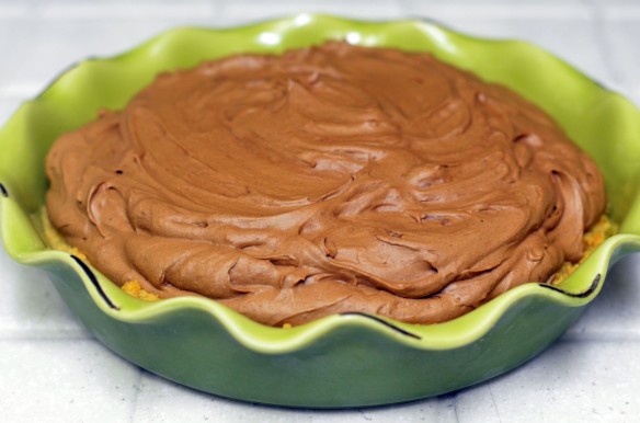 French Silk Pie with Potato Chip Crust