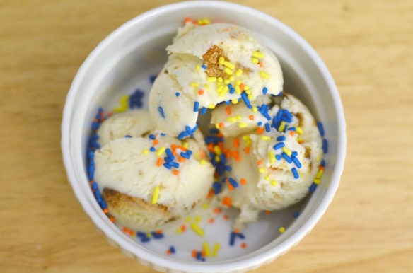 Mardi Gras King Cake Ice Cream