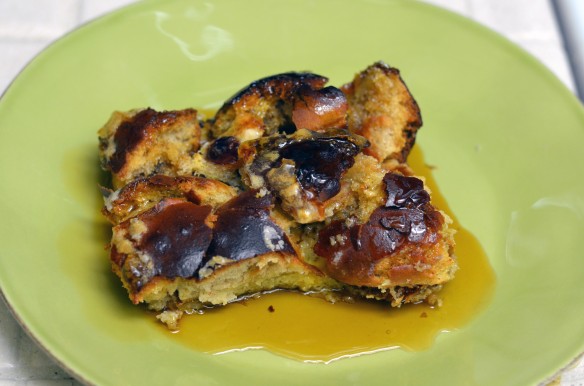 Hot Cross Bun French Toast Casserole