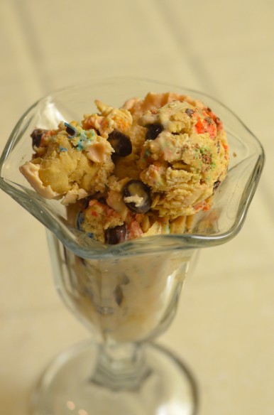 Monster Cookie Dough Ice Cream