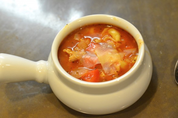 Sausage and Pepper Tortellini Soup